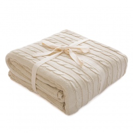 Piękny wełniany pled wykonany z czystej wełny elegancki na kanapę na łóżko do sypialni ozdobny modny