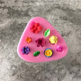 1 sztuk kwiaty kształt formy silikonowe kremówki narzędzie do dekoracji ciast cukru narzędzia rzemieślnicze narzędzia do pieczen