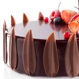 DIY 3D Pozostawia kształt Silikon Chocolate Mold Pieczenia Tort Urodzinowy Cookie Dekorowanie Narzędzia Formy Czekoladowe Wzorni