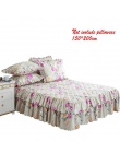150*200 cm duszpasterski łóżko pokrywa jednolity łóżko okładka pościel łóżko bawełna pikowana koronki narzuta koronki prześciera