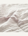 2018 światła kawy pikowania letnia kołdra myte poliester granicy narzuta komplet 3 Pc koce 250x250 cm szwy łóżko obejmuje