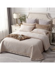 Beżowy fioletowy zielony, luksusowy, europejski styl tkanina z polaru narzuta poszewki na poduszki prześcieradło łóżko okładka k