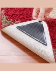 4 sztuk/zestaw wielokrotnego użytku, z możliwością prania, dywan dywan Mat chwytaki antypoślizgowe Uchwyt silikonowy do domu do 