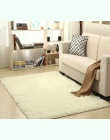 Super miękki jedwab dywanik wełniany kryty nowoczesne Shag dywan jedwabiście dywaniki sypialnia mata podłogowa dla dzieci przeds