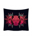 Mody gobelin świeży styl Tarrot słońce księżyc wzór koc Mandala czeski dekoracyjne ozdoba ściany hippie wystrój domu
