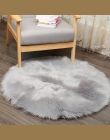 Miękkie sztuczne dywan z owczej skóry na krzesło sypialnia mata sztuczna wełna ciepły włochaty dywan wełny ciepłe Textil futro d