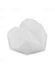 SHENHONG 3D diament miłość serce deser ciasto formy Pop Silikonowe formy sztuki 3D mus do pieczenia ciasta Silikonowe Moule deko