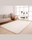 Dywanik do salonu obszar solidna dywan puszyste miękkie Home Decor biały pluszowy dywan dywan do sypialni kuchenne maty podłogow