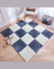 30x30 cm salon/dywan do sypialni Patchwork dywan dla dzieci pianka dywan podkładka do puzzli EVA długi puch dziecko Eco podłogi 