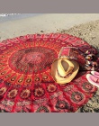 Okrągły mata Scarve Mandala gobelin plaża piknik rzut dywan koc czechy Grassplot maty LBShipping