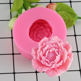 Mujiang 3D piwonia kształt formy silikonowe kremówki kwiaty mydło wyrabiane ręcznie świeca gliny Fimo formy ciasto formy do piec