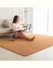 Zagęszczony koral aksamitna zwykły dywan antypoślizgowe dywan pokój dzienny pad stolik koc poduszka sypialnia lampki nocne yoga 