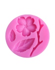 Cukierki formy 1 PC brzoskwiniowy kwiat kształt kremówki formy ciasto dekorowanie narzędzia formy czekoladowe mydło ciasto szabl