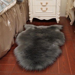 Dywan stałe puszyste miękkie Shaggy dywanik do salonu domu ciepłe pluszowe dywaniki podłogowe maty dla dzieci pokój Faux Fur obs