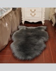 Dywan stałe puszyste miękkie Shaggy dywanik do salonu domu ciepłe pluszowe dywaniki podłogowe maty dla dzieci pokój Faux Fur obs