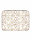 1 sztuk 40*60 cm geometryczne wzór antypoślizgowe dywan wycieraczki wycieraczki kuchnia na świeżym powietrzu łazienka salon mata