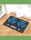 Wystrój domu 1 pc Retro wycieraczka antypoślizgowa wycieraczka kaseta magnetofonowa Radio dywany dywaniki do sypialni dekoracyjn