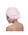 Najnowszy z mikrofibry po prysznicu suszarka do włosów Wrap kobiet dziewczyny Lady jest ręcznik szybkie suche włosy kapelusz cza