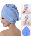 Najnowszy z mikrofibry po prysznicu suszarka do włosów Wrap kobiet dziewczyny Lady jest ręcznik szybkie suche włosy kapelusz cza