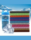 Ręcznik sportowy z mikrofibry szybkie chłodzenie lodu ręcznik do twarzy Quick-Dry ręczniki plażowe lato trwałe błyskawiczne chłó