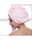 Kobiety łazienka Super chłonne szybkoschnący grubsze ręcznik kąpielowy z mikrofibry turban do suszenia włosów ręcznik salonowy