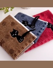 Wysokiej jakości 1 PC kot drukowane miękkie ręczniki 25x50 cm gorąca sprzedaż Cartoon gospodarstwa domowego dziecko ręcznik ręcz