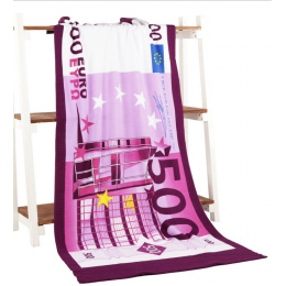 Kobiety 150*70 cm 500 EURO ręcznik plażowy dla dorosłych z mikrofibry chłonne ręczniki kąpielowe suszenie myjka Serviette De Pla