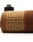 Luksusowe Premium ręcznik kąpielowy złoty wątek haft chmura wzór Orient styl 100% czesana bawełna prysznic do sauny ręczniki pla