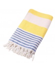 Do kąpieli ręczniki dla dorosłych bawełna turecka prosta wzór w paski frędzlami ręcznik plażowy barwione ręcznik żakardowy ręczn
