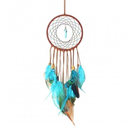 Handmade oryginalność duży gorący zielony Dreamcatcher wiatr kuranty w stylu Indian wisiorek z piórkiem Dream Catcher prezenty R