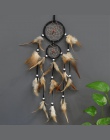 Retro łapacze snów pióra dekoracji wnętrz 1 PC dekoracji dla samochodów Dream Catcher Feather ściany wiszące Trendy w stylu Vint