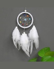 Retro łapacze snów pióra dekoracji wnętrz 1 PC dekoracji dla samochodów Dream Catcher Feather ściany wiszące Trendy w stylu Vint