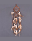 Retro łapacze snów pióra dekoracji wnętrz 1 PC dekoracji dla samochodów Dream Catcher Feather ściany wiszące Trendy w stylu Vint