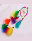 Pióra latające wiatr kuranty Dream Catcher ręcznie robione prezenty Dreamcatcher Home dekoracja na ścianę do sypialni