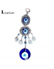 LanLan niebieski Evil Eye Amulet ochrony turecki wiatr kuranty wiszące na ścianie domu dekoracji błogosławieństwo prezent szczęś