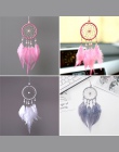 1 pc ręcznie indyjski Dream Catcher netto z pióra wiatr kuranty ściany wiszące Dreamcatcher ozdoby do dekoracji domu wisiorek