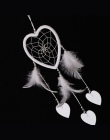 Dream Catcher okrągłe białe pióra ozdoba do powieszenia na ścianie Decor Craft nordic dekoracja pokoju dla dzieci habitacion wia