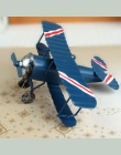 VILEAD żelaza Retro samolot figurki metalowe model samolotu w stylu Vintage szybowiec samolot miniatury Home Decor samolot dla d