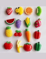 Magnesy owoce warzywa magnes na lodówkę tablicę żywność dla dzieci zabawki edukacyjne