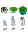 1 Pc lub 3 sztuk/zestaw krem do trawy dysze ze stali nierdzewnej Sugarcraft Decor Cupcake szef końcówka do dekorowania ciasta ru