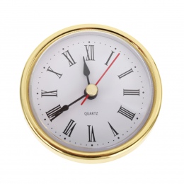 Mayitr okrągły zegar ścienny głowy 2-1/2 "(65mm) zegarek DIY kwarcowy ruch wkładka cyframi rzymskimi narzędzia akcesoria