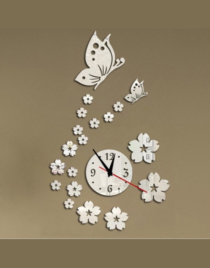 2015 nowy gorący akrylowe zegary zegarek zegar ścienny nowoczesny design 3d lustro kryształowe zegarki dekoracji salonu darmowa 