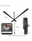 Ostar cichy ruch z tworzywa sztucznego kwarcowy Mechanizm zegara z 22 # czarne ręce zegar akcesoria kwarcowy zegarek DIY zestawy
