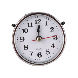 Nowoczesny okrągły zegar kwarcowy eleganckie wykończenie cyfry i wskazówki w kolorze czarnym biała tarcza