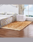 Luksusowe owłosione dywany kożuch zwykły futro skóry puszyste sypialnia Faux maty zmywalne sztuczne tekstylne powierzchnia plac 