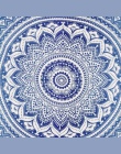 Indian Mandala gobelin ściany wiszące wielofunkcyjny gobelin Boho drukowane narzuty pokrywa mata do jogi koc piknikowy tkaniny