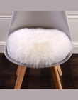 Miękkie dywan z owczej skóry krzesło pokrywa sztuczna wełna ciepły włochaty dywan sypialnia mata poduszka na siedzenie skóry fut