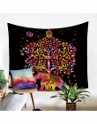 BeddingOutlet słoń gobelin kolorowe drukowane dekoracyjne Mandala Tapestry Indian 130 cm x 150 cm 153 cm x 203 cm Boho wykładzin