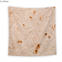 Tortilla gobelin ścienny pokrywa ręcznik plażowy rzut koc piknik joga Tortilla mata koc Home dekoracji