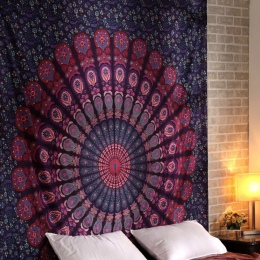 Indian Mandala Tapestry wydrukowano ścianie wisi gobelin czechy plaży rzut mata hipis narzuta mata do jogi koc